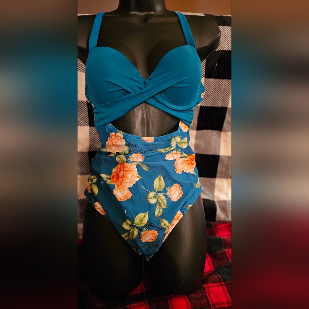 Cupshe one piece push up swimsuit